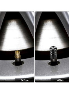 Oasisgalore 4Pcs Tire Valve Stem Caps Heavy-Duty Air Caps Cover Universal for Cars Trucks Motorcycles SUV and Bikes  - Image 5