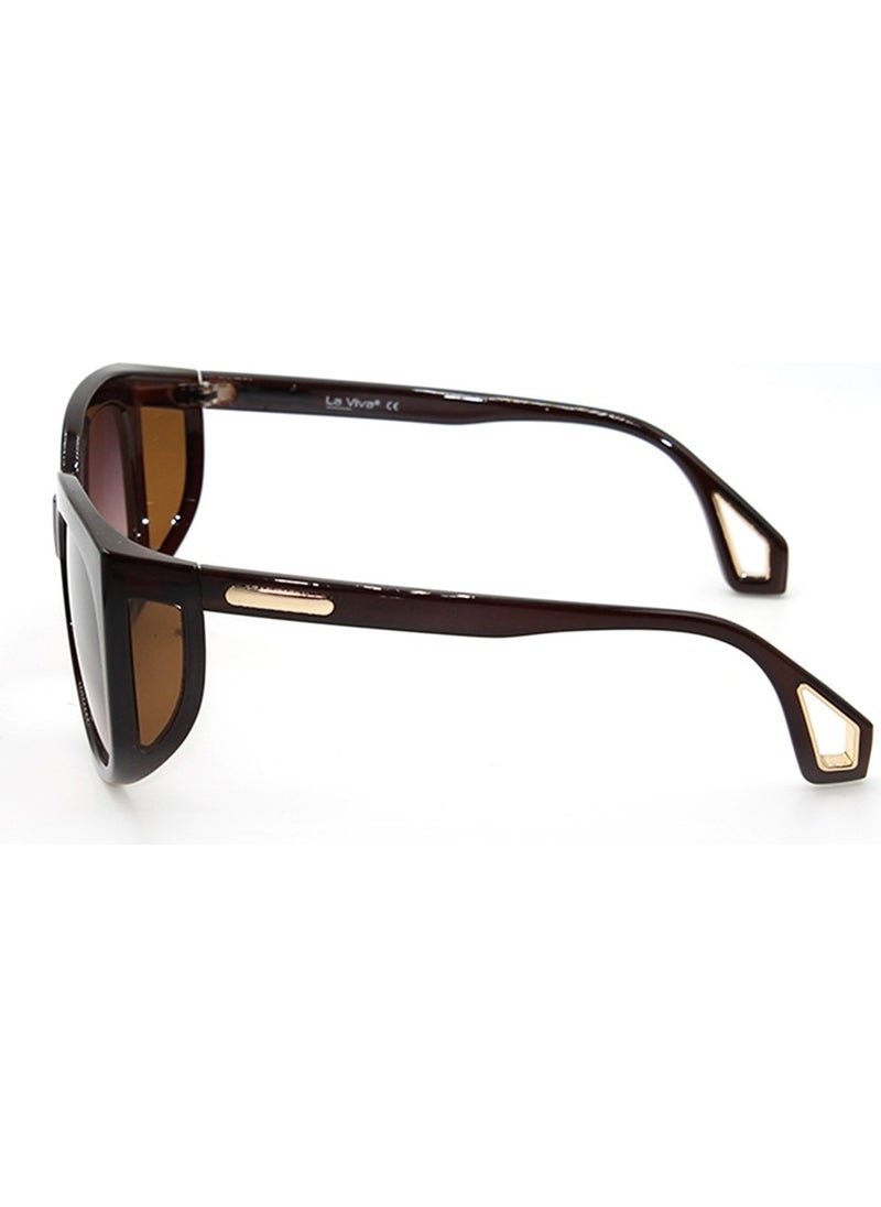 La Viva Black Gold UV400 Women's Sunglasses La Vıva - 2LV0468R003  - Image 3