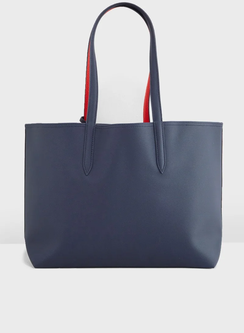 LACOSTE Top Handle Tote Bag With Purse