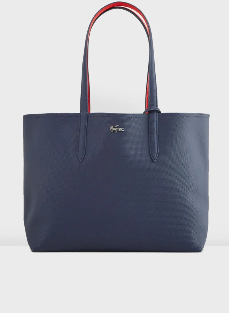 LACOSTE Top Handle Tote Bag With Purse