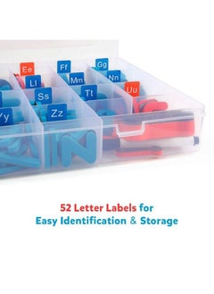 Coogam Magnetic Letters 208 Pcs With Magnetic Board And Storage Box Uppercase Lowercase Foam Alphabet Abc Magnets For Fridge Refrigerator Educational Toy Set For Classroom Kids Learning Spelling  - Image 5