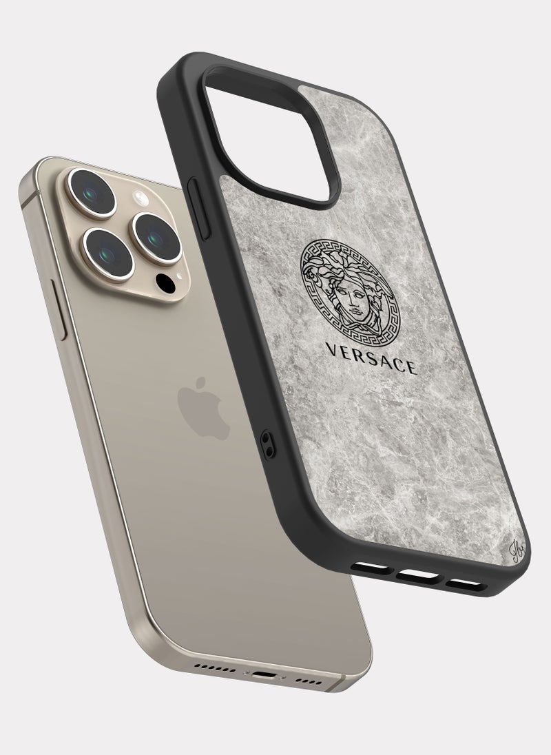PXLAAT iPhone 15 Pro case cover Versace - Image 2