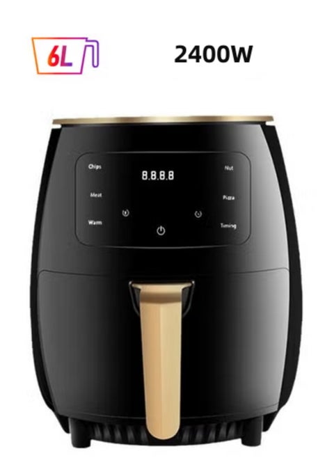 6L Air Fryer Oven 2400W Large Multifunction One Touch Screen Air Fryers