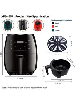 6L Air Fryer Oven 1500W Large Multifunction One Touch Screen Air Fryers - pzsku/Z237CAA4467375761BB23Z/45/_/1730186147/407b6602-412c-4d93-a282-36976271781b