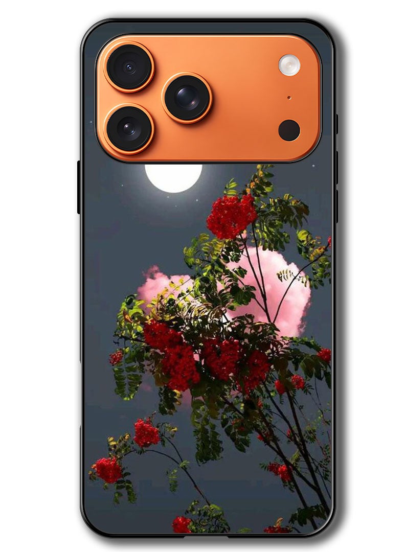 Theodor Case Compatible with Apple iPhone 17 Pro Max 6.9 Inch Protection Shockproof Bumper Cover Moon Shining - Image 1