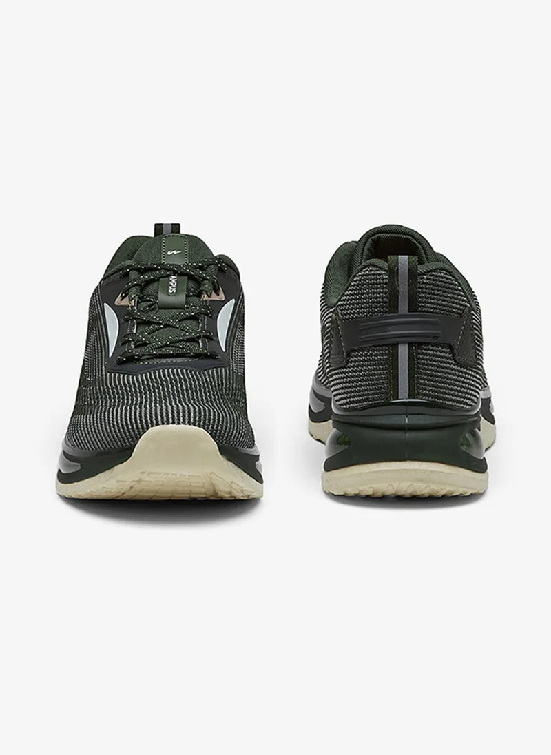 CAMPUS Men Prexton Memorytech Advance Footbed Lace-Up Running Shoes-Olive