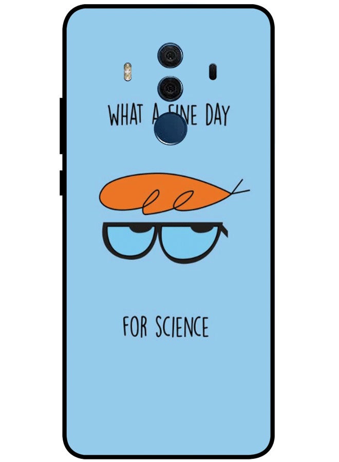 EYE CATCH Protective Case Cover For Huawei Mate 10 Pro What A Fine Day For Science Multicolor - Image 1