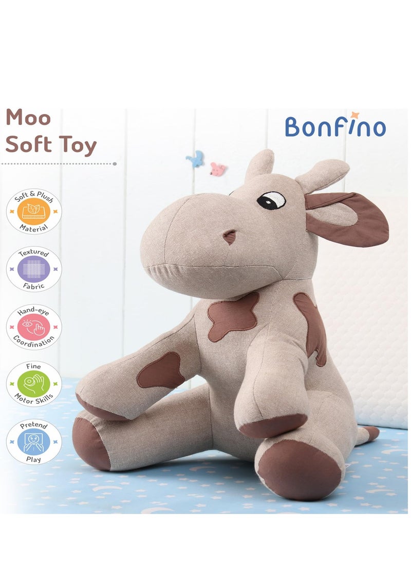 Bonfino Bonfino Premium Moo Cotton Soft Toy for Kids  - Image 2