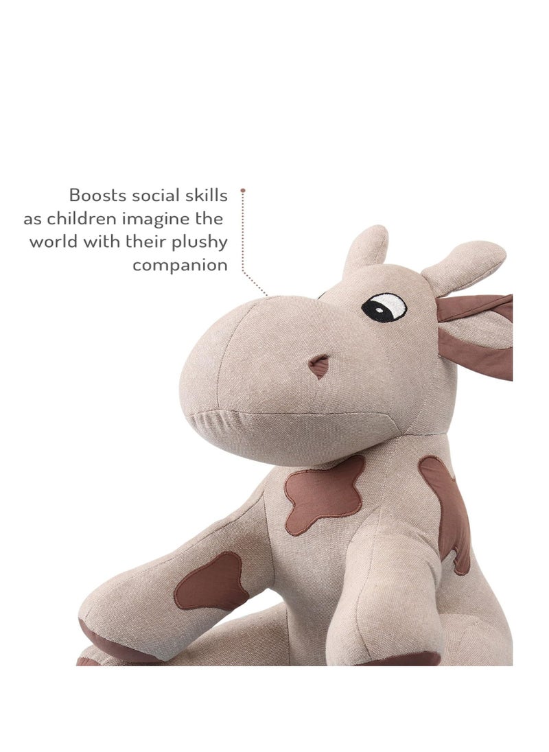 Bonfino Bonfino Premium Moo Cotton Soft Toy for Kids  - Image 5