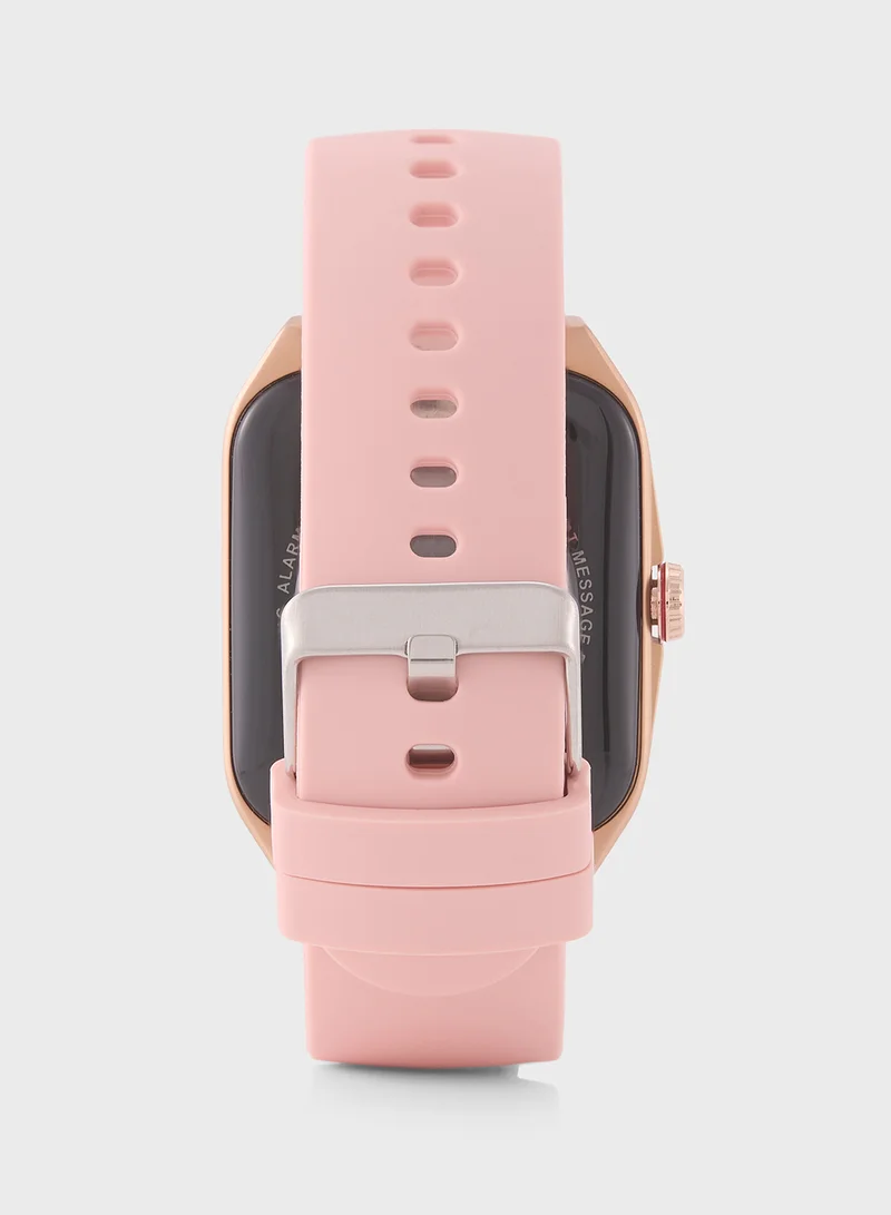 Ginger Amoled Smart Watch With Bluetooth Call, Heart Rate, Blood Pressure And Blood Oxygen Monitoring
