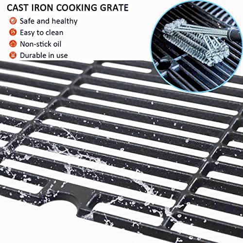 FORYEYC 17 inch Cooking Grates for Nexgrill 6-Burner Deluxe 720-0896B Gas Grill, Cast Iron Grill Grids for Home Depot 720-0898 720-0896E 720-0896X 720-0896 720-0896BK 720-0896C 720-0898A Replacement Part - Image 4