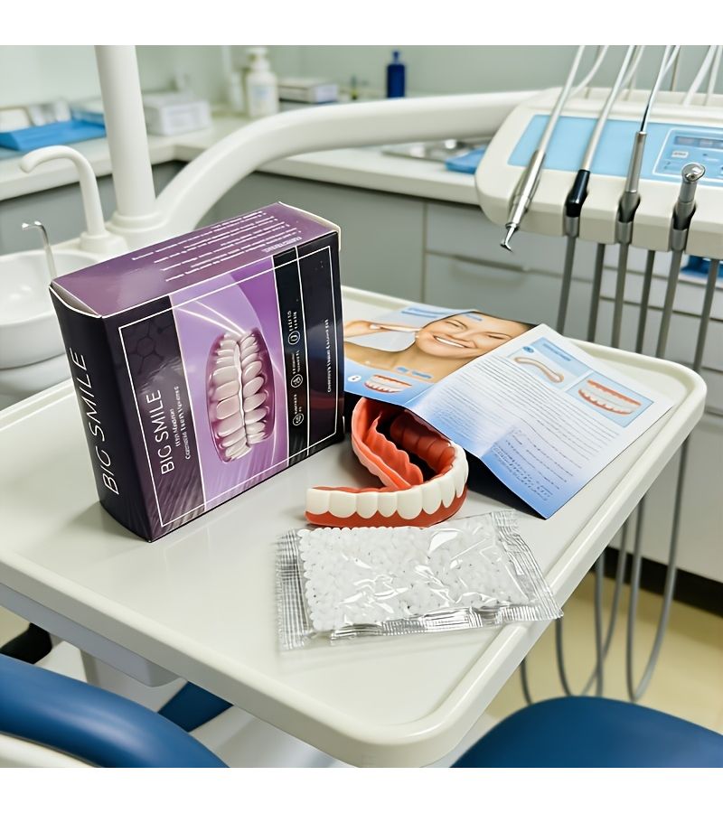 Natural Look Unisex Denture Set 1 Box Upper Lower Easy Install Comfort Fit - Image 3