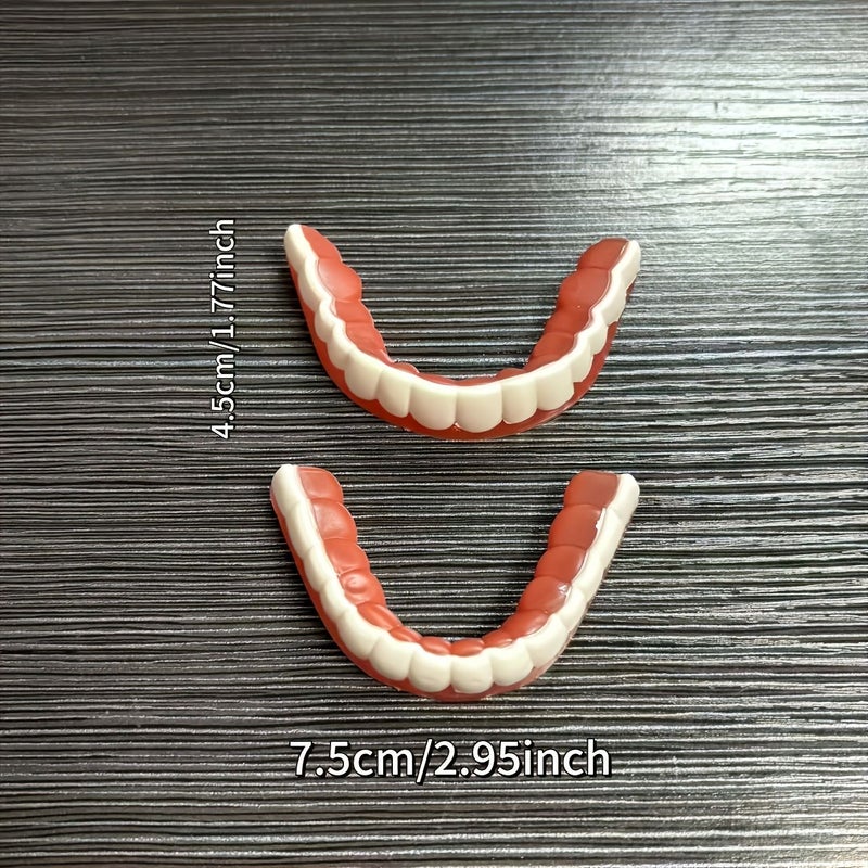 Natural Look Unisex Denture Set 1 Box Upper Lower Easy Install Comfort Fit - Image 2