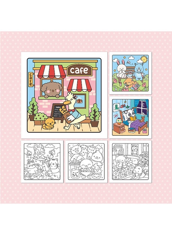 Lemon 40 Pages Children's Doodle Book, for Coloring and Drawing,  Wall Stickable, Thick Paper for Art Fill-In, Perfect for School, Students, Stationery, and Learning Supplies - Image 3