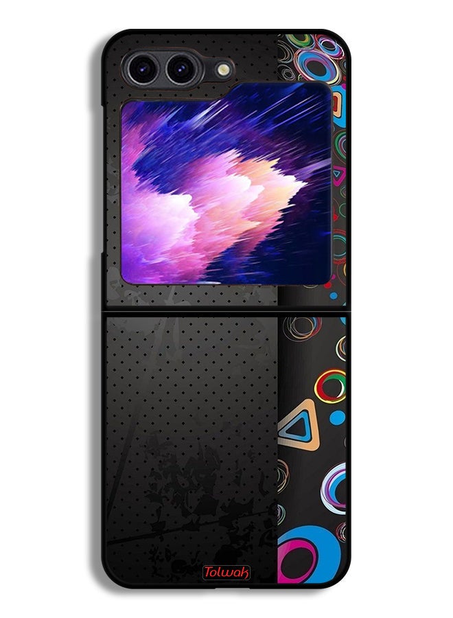 Tolwak Samsung Galaxy Z Flip6 Protective Case Cover Pattern - Image 1