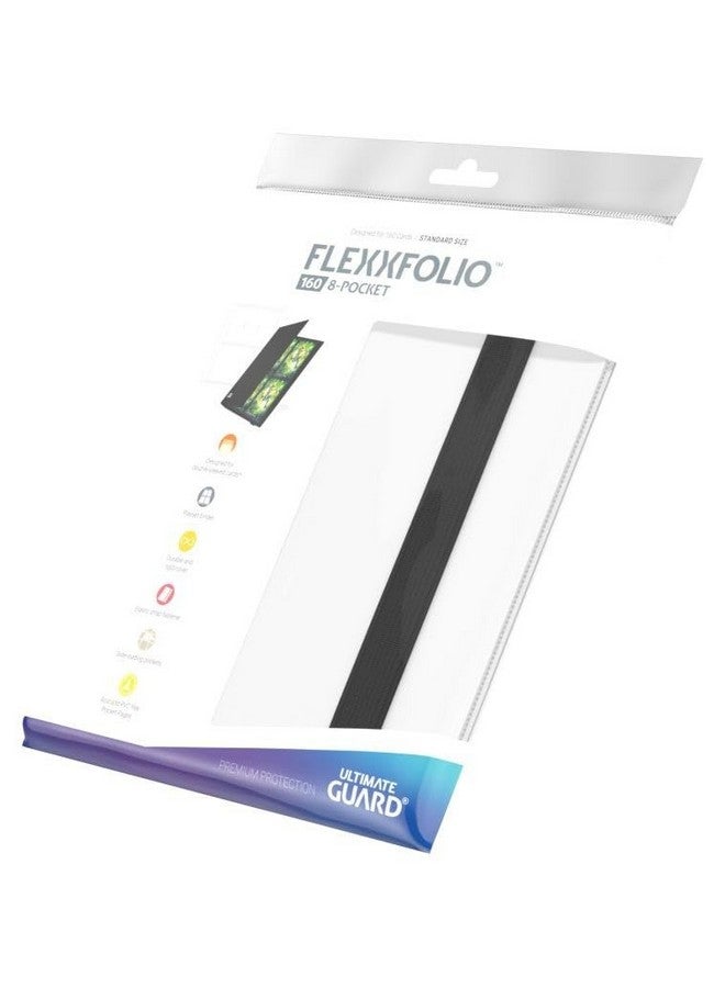 Ultimate Guard Flexxfolio Trading Card Binder With 4 Side Loading Pockets Per Page Up To 160 Cards White Sturdy Card Collection Album Designed For Double Sleeved Tcg Cards - Image 5