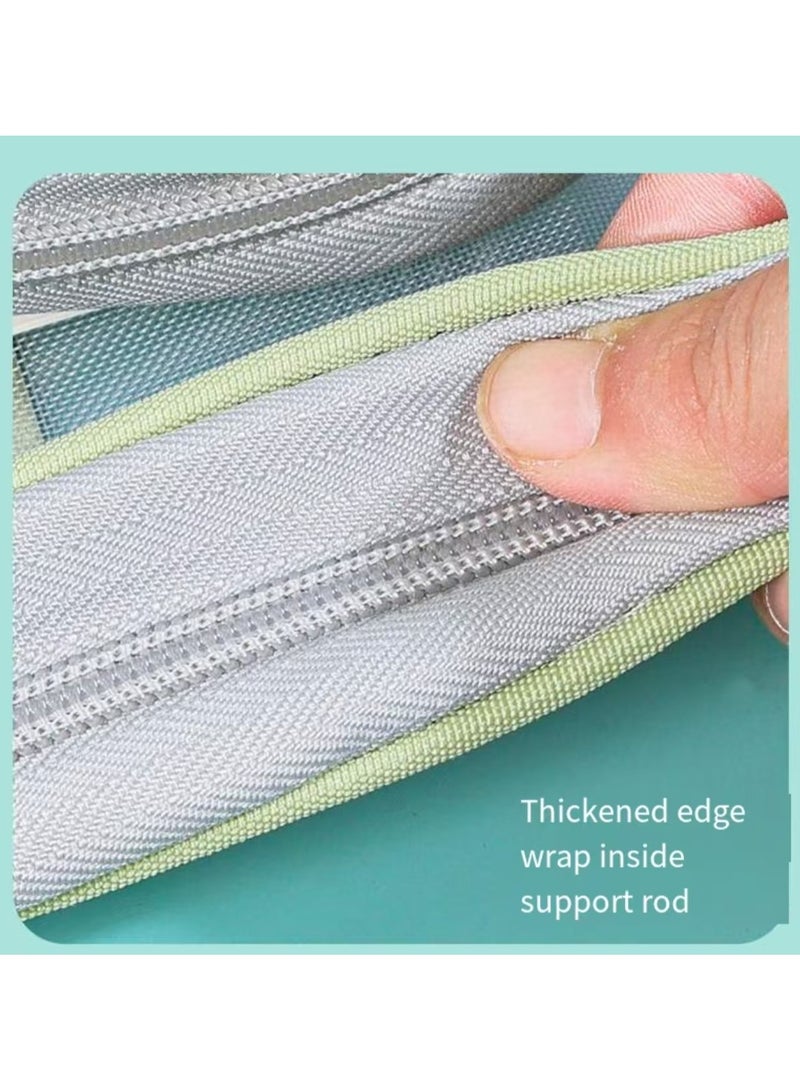 Archive bags for boys and girls, zipper bags for office supplies, 4-piece set