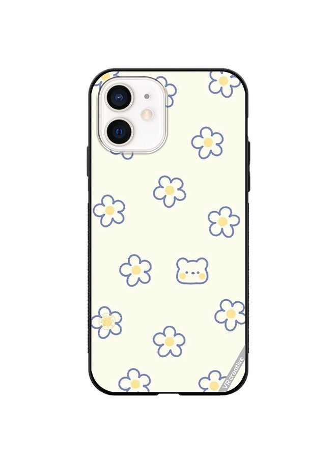 VR CREATIVE Protective Case Cover For Apple iPhone 12 mini Floral Design Multicolour - Image 1