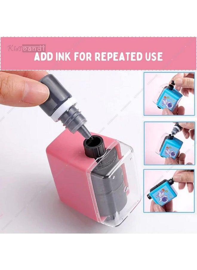 Kids Mandi - Kids Mandi Roller Addition and Subtraction Maths Teaching Stamp | Contains 100 Maths Practice Questions for Young Children | Preschool/Kindergarten Homeschooling Supplies (Colour May Vary) - Image 1