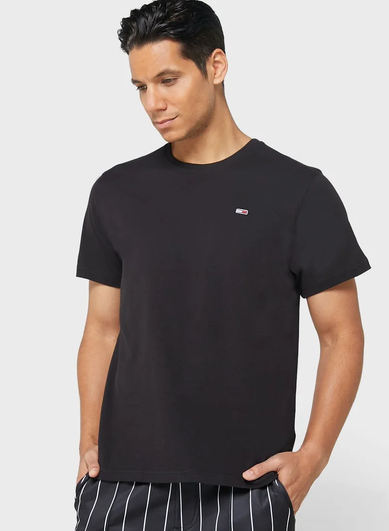 TOMMY JEANS 2 Pack Striped Crew Neck T-Shirt
