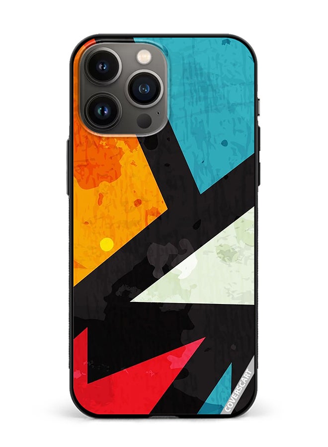 COVERSCART Protective Case Cover For Apple iPhone 14 Pro Abstract Design Multicolour