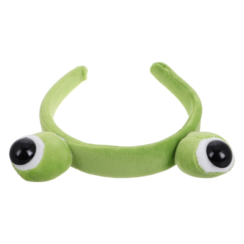 Cute Frog Headband Plush Cartoon Hairband Animal Hairband Frog Ear Hairband Costume Hair Accessories for Women Adults Men - Image 1