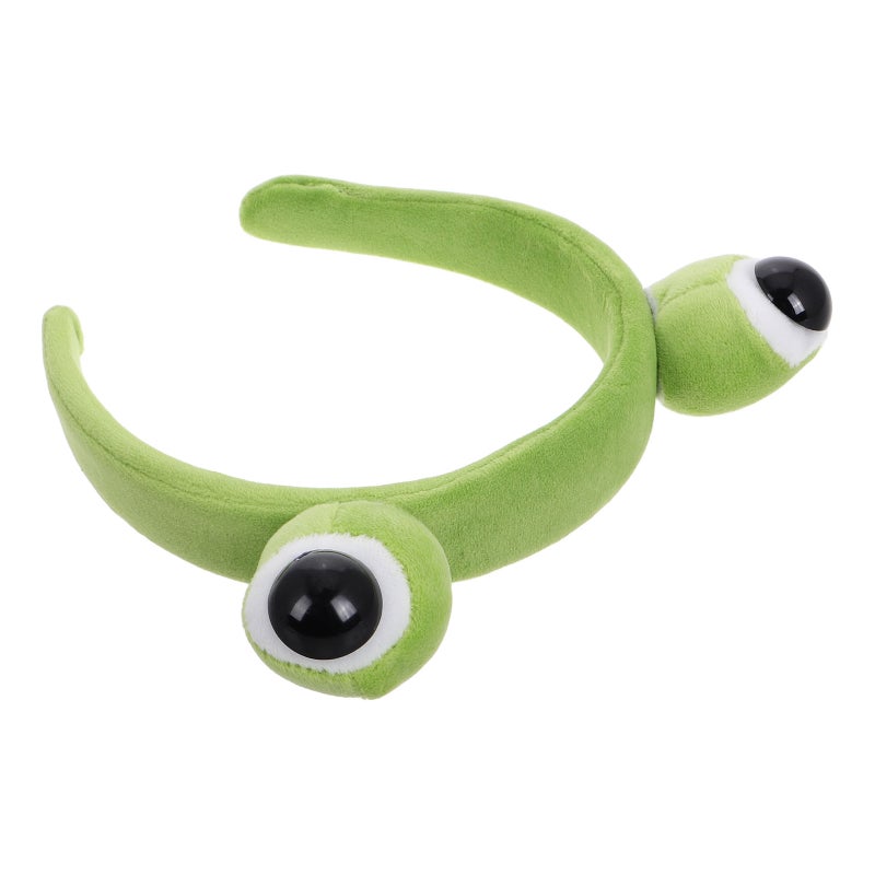 Cute Frog Headband Plush Cartoon Hairband Animal Hairband Frog Ear Hairband Costume Hair Accessories for Women Adults Men - Image 4