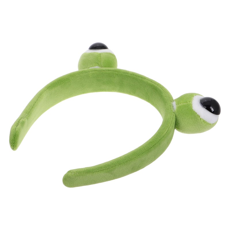 Cute Frog Headband Plush Cartoon Hairband Animal Hairband Frog Ear Hairband Costume Hair Accessories for Women Adults Men - Image 5