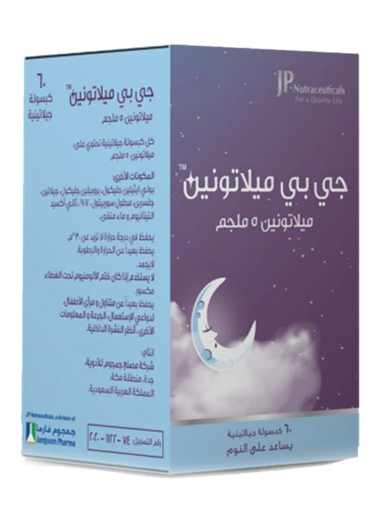 JP Melatonin 5 mg 60 Capsules