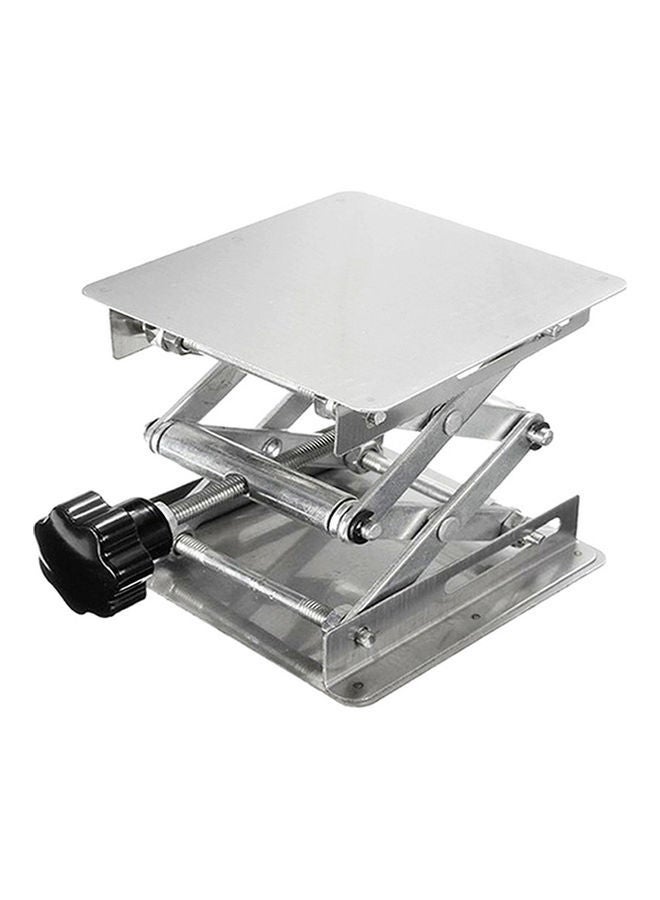 NIBEMINENT Laboratory Manual Lifting Table Silver - Image 1