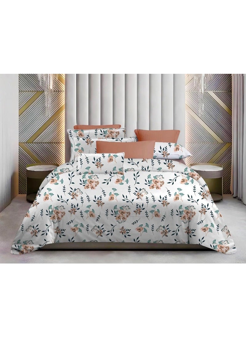 MONISTIC MONISTIC Home 210TC Fade Resistant Premium Cotton DuvetQuiltComforterBlanketRajai Cover for Single and Double Bed Design02 Single Bed  - Image 1