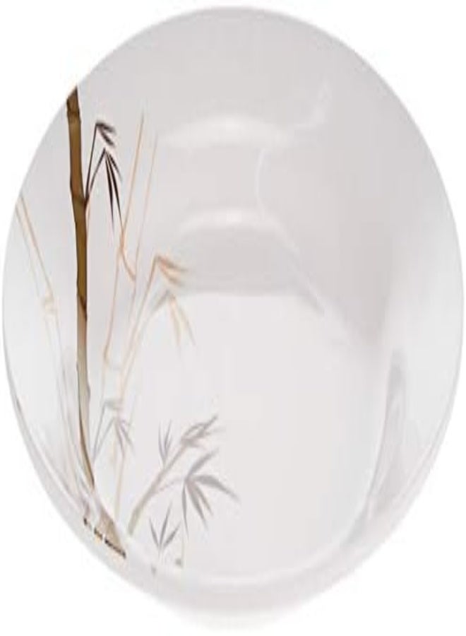AKDC Dinewell Melamine Green Bamboo Soup Plate, White, 10.5 Inch, Dwsp001Gb ,1 Pc - Image 4