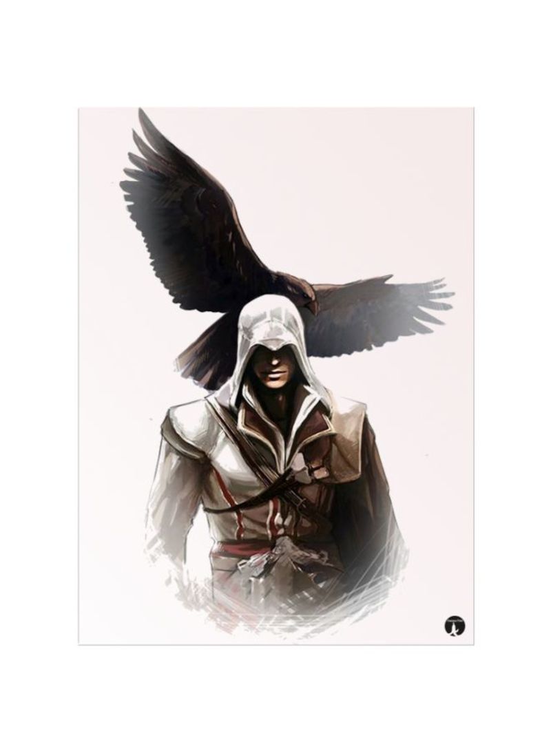 RKN Assassin's Creed Theme Printed Mouse Pad Black/Grey/Brown