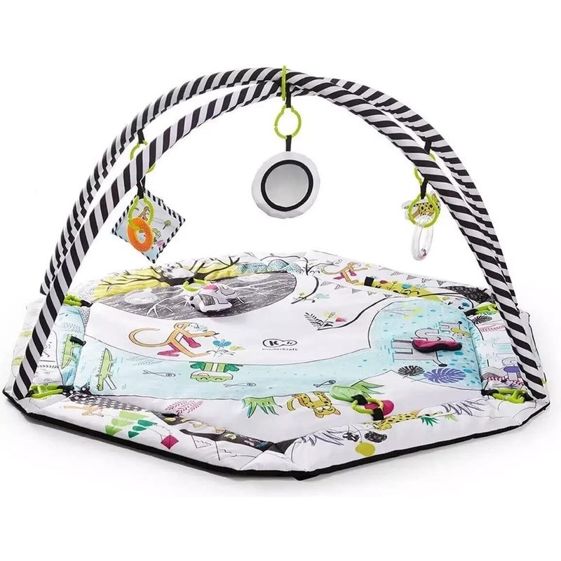 Kinderkraft - SmartPlay Educational Baby Activity Play Mat with 7 Toys and 20 Balls - 10779 - Image 4