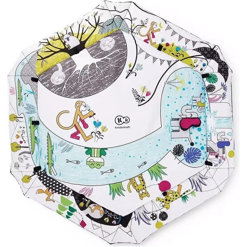 Kinderkraft - SmartPlay Educational Baby Activity Play Mat with 7 Toys and 20 Balls - 10779 - Image 2