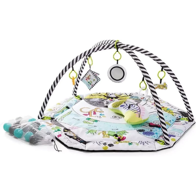 Kinderkraft - SmartPlay Educational Baby Activity Play Mat with 7 Toys and 20 Balls - 10779 - Image 1