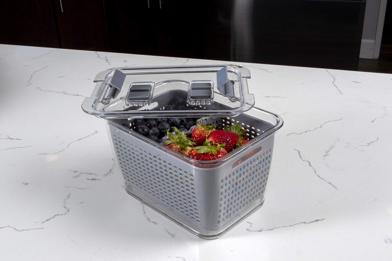 Kitchen Spaces - 1465A6-AMZ Kitchen Spaces Colander Bin, Medium, Gray - Image 4