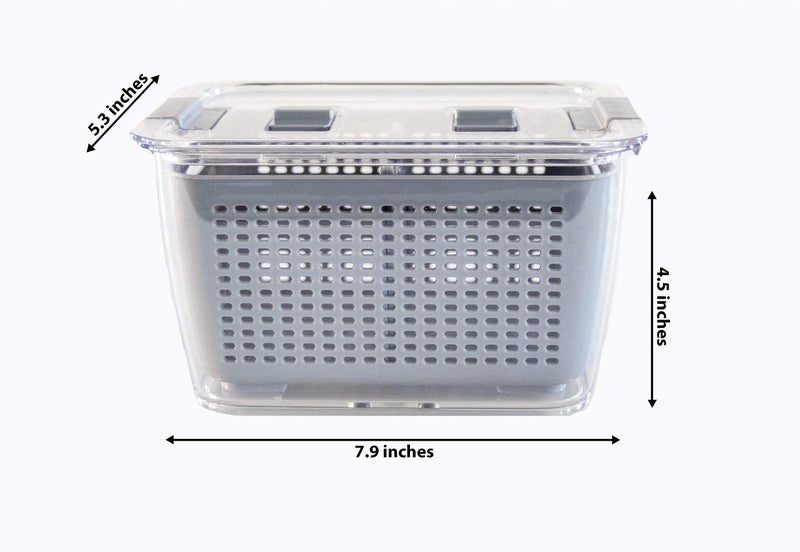 Kitchen Spaces - 1465A6-AMZ Kitchen Spaces Colander Bin, Medium, Gray - Image 2