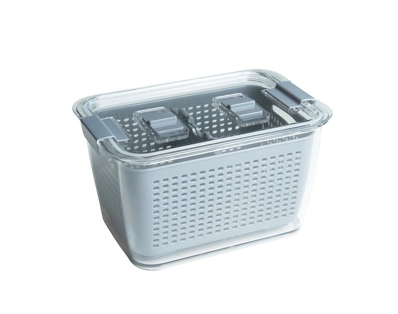 Kitchen Spaces - 1465A6-AMZ Kitchen Spaces Colander Bin, Medium, Gray - Image 1