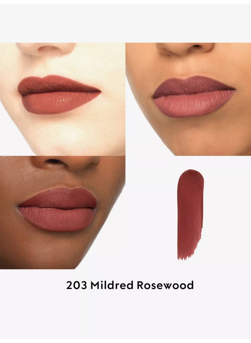 GUCCI Rouge A Levres Liquid Matte Lipstick 203 Mildred Rosewood - Image 2