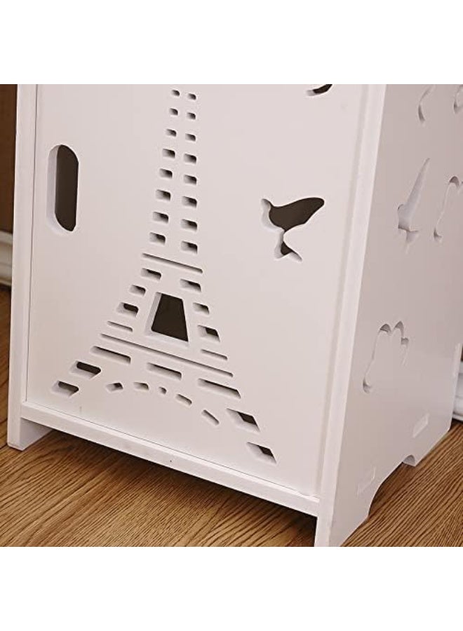 Bathroom widening shelf toilet floor storage cabinet toilet storage cabinet with drawer arrangement rack  - Image 3