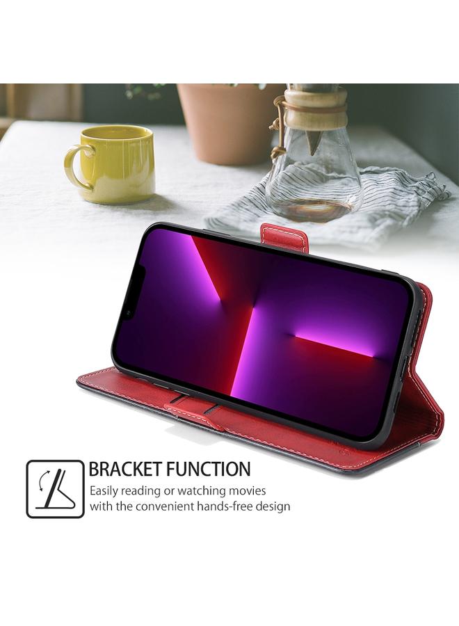 S-TOP Case For Itel P55+ 4G Contrast Color Side Buckle Leather Phone Case - Image 4