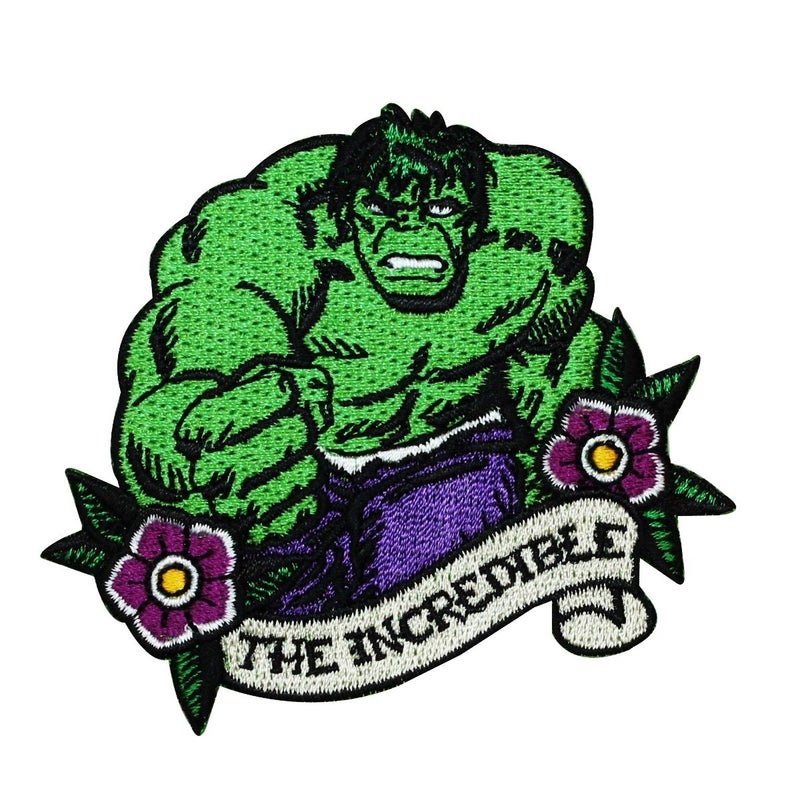 Loungefly Hulk Fan The Incredible IronOn Patch Marvel Superhero Craft Apparel Applique