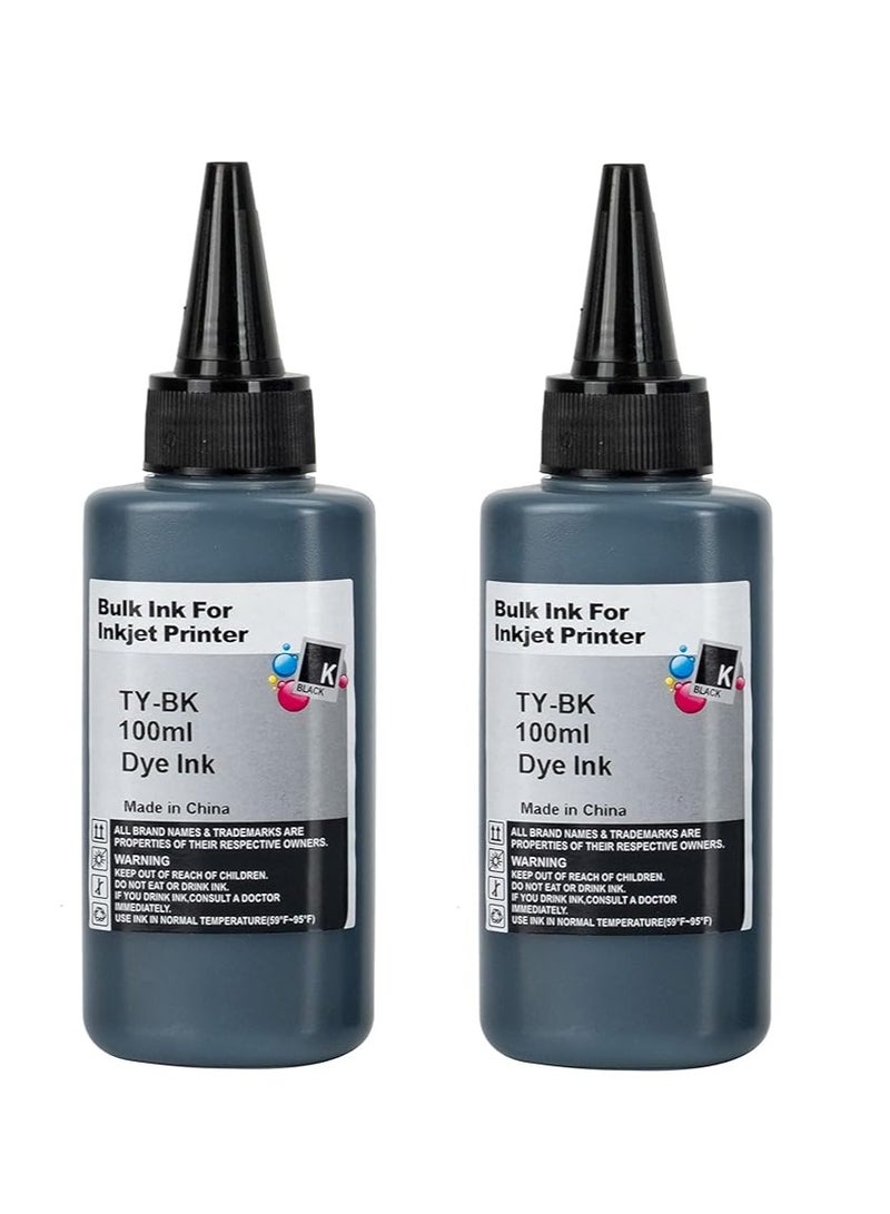 Terabyte Cartridge Refill Ink For All Printer Set (Black.100ml)  - Image 1