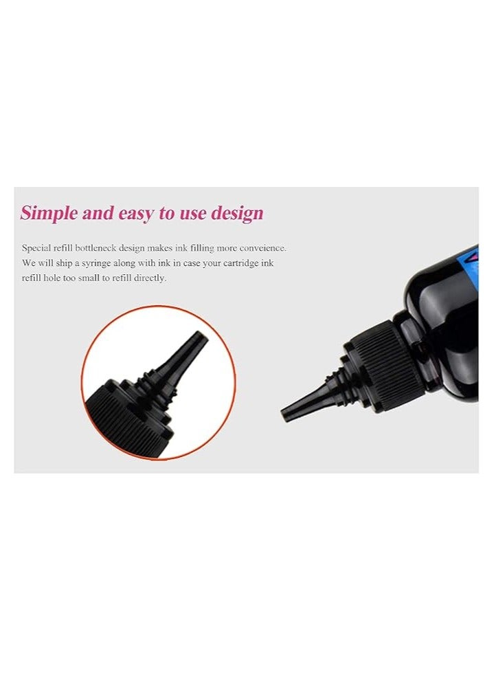Terabyte Cartridge Refill Ink For All Printer Set (Black.100ml)  - Image 2