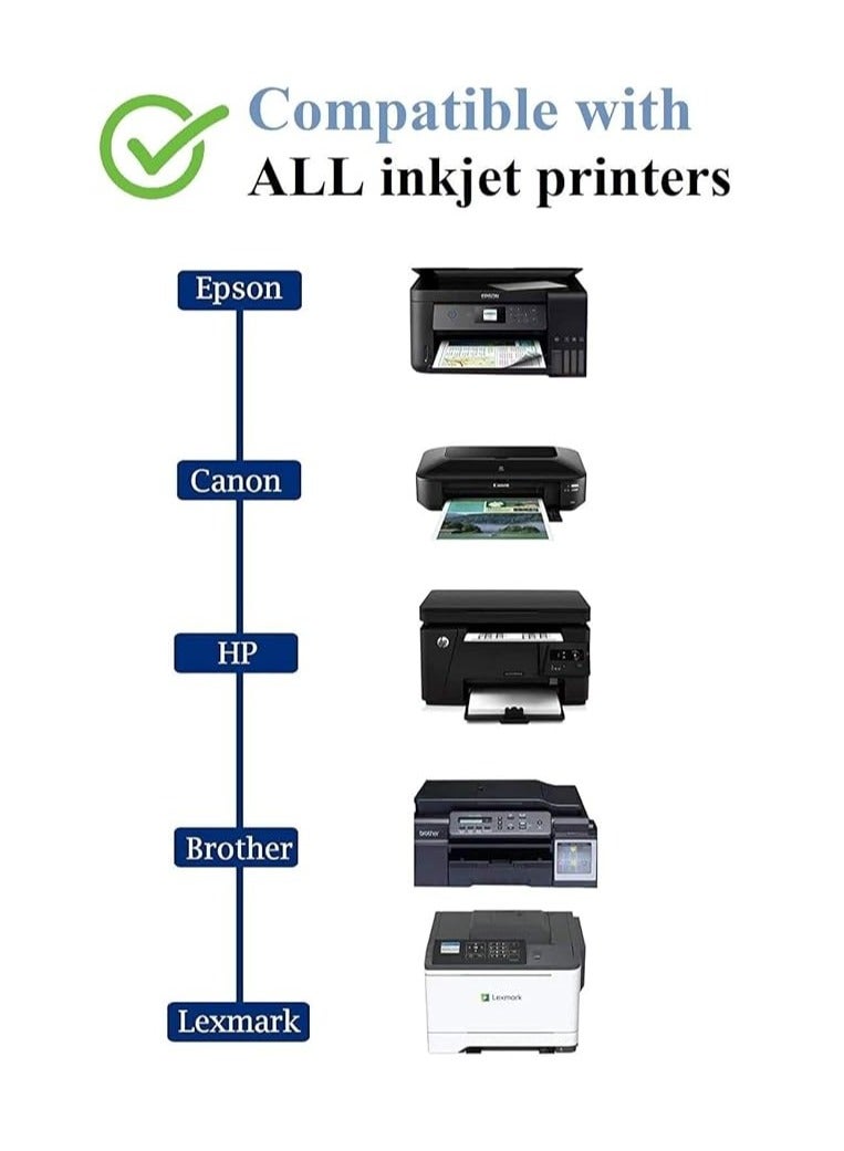 Terabyte Cartridge Refill Ink For All Printer Set (Black.100ml)  - Image 4