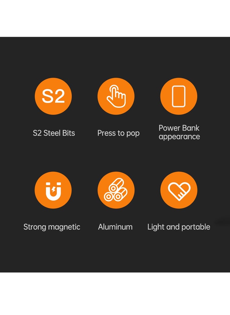 ProOne - ProOne 51 In 1 Precision Screwdriver Sets, S2 Alloy-Steel Mini Repair Tool kit, Portable Hex Torx Square Slotted Magnetic Tools Kit,for Laptoop/Mobile/PC/Tablet and Other Electronics - Image 1