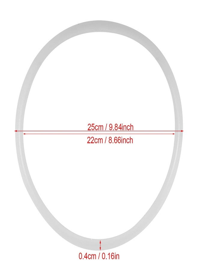 Sunicon Silicone Sealing Rings, Diameter 22CM, Replacement Clear Silicone Gasket Sealing Ring for Home Pressure Cooker Kitchen Tool - Image 3