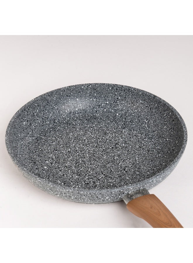ALBERTO Alberto Granite Frypan with Wooden Handle - Image 1