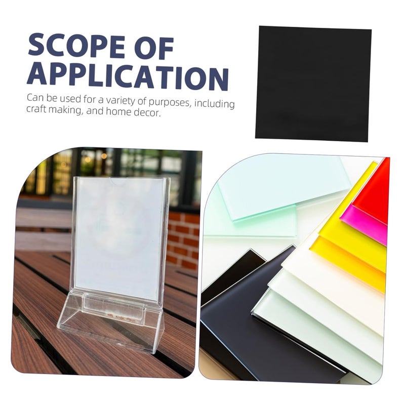 لوح الأكريليك الأسود للحرف اليدوية وعروض DIY وديكور المنزل واللافتات والمشاريع الفنية - Image 5